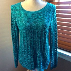 Sioni Teal Sweater